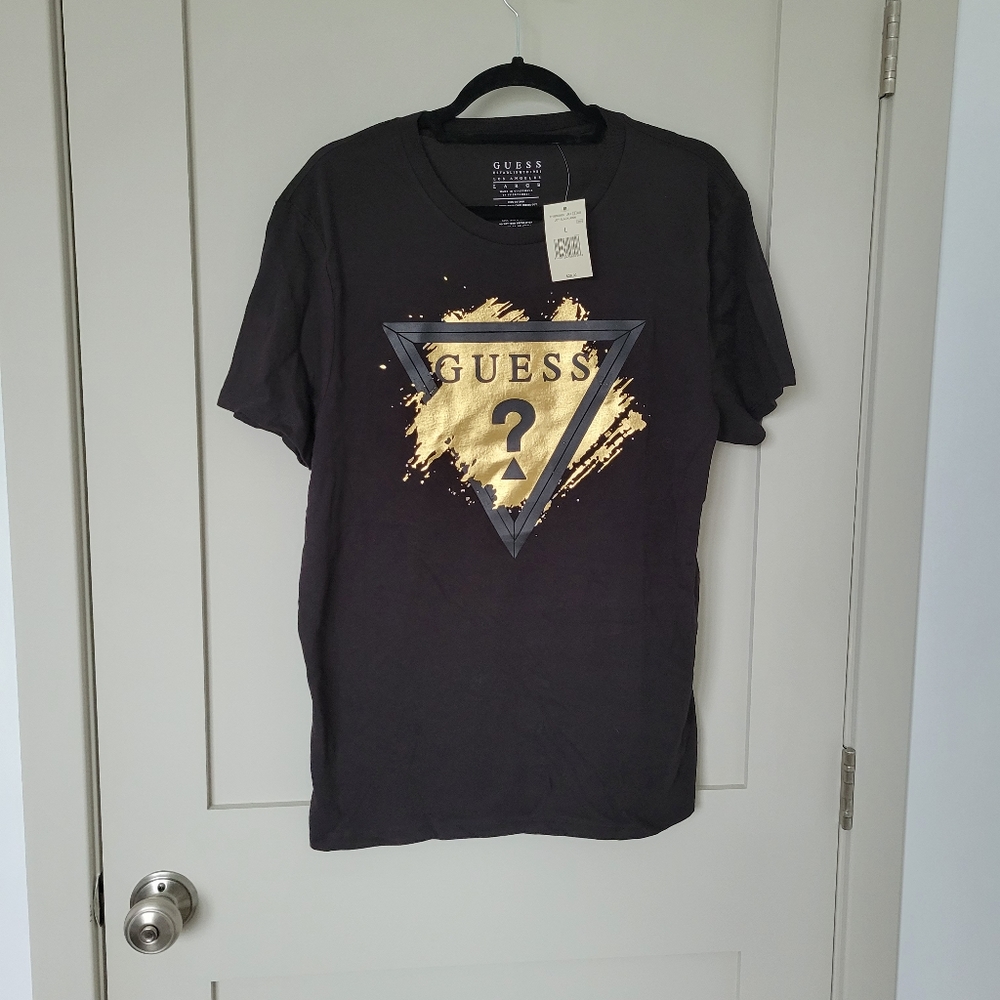 Black and Gold Guess Tshirt